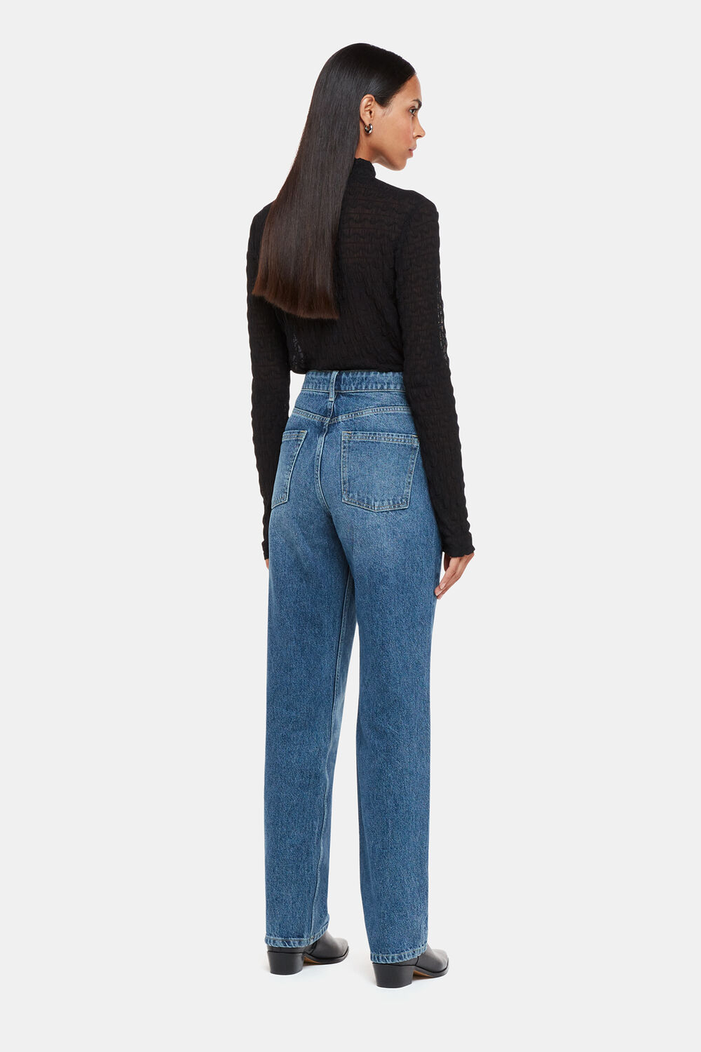 Straight Leg Full Length Jean